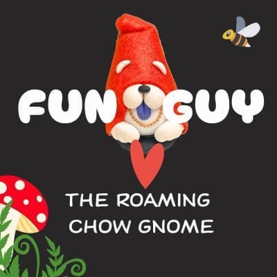 FUN GUY the roaming CHOW GNOME FUN GUY the roaming CHOW GNOME