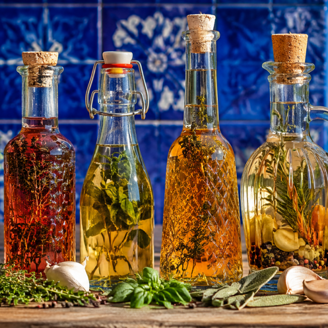 HERBAL INFUSED VINEGARS